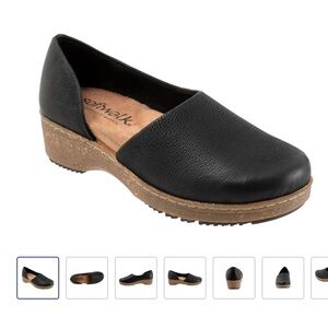 SoftWalk Addie Black Mules